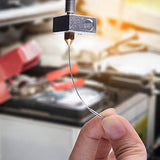 SIQUK 33 Pcs 3D Printer Nozzle Cleaning Tools Kit 30 Pcs 0.15mm, 0.25mm, 0.35mm, 0.4mm, 0.5mm Cleaning Needles 2 Pcs Tweezers and 1 Pc Cleaning Cloth SIQUK