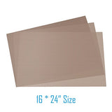Selizo 10 Pack PTFE Teflon Sheet for Heat Press 16" x 24" Non Stick Heat Resistant Craft Mat selizo