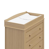 Graco Noah 3 Drawer Changing Table Dresser (Driftwood) – GREENGUARD Gold Certified, Includes Interlocking Drawer System Graco