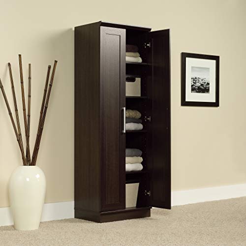 Sauder HomePlus Storage Pantry cabinets, L: 23.31" x W: 17.01" x H: 71.18", Dakota Oak finish Sauder