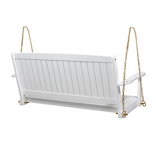 Christopher Knight Home Phoebe Outdoor Acacia Wood Porch Swing, White Christopher Knight Home