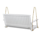 Christopher Knight Home Phoebe Outdoor Acacia Wood Porch Swing, White Christopher Knight Home