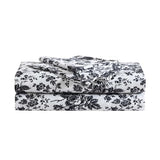 Betsey Johnson - Queen Bed Sheets, Soft & Lightweight Bedding, Fade & Wrinkle Resistant (Betseys Toile Black, Queen) Betsey Johnson