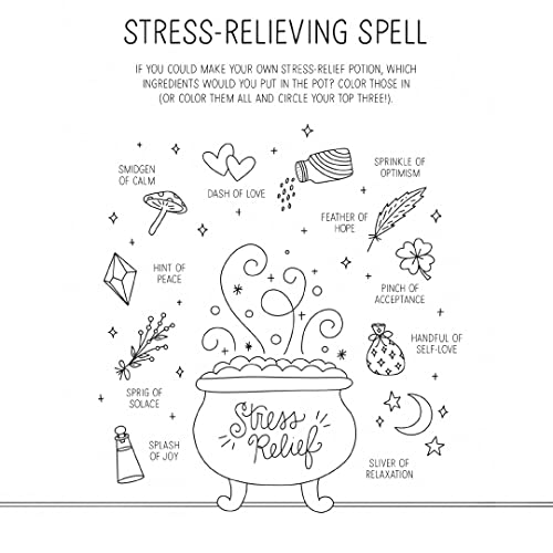 Out of Your Mind: A Journal and Coloring Book to Distract Your Anxious Mind WoodArtSupply