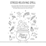 Out of Your Mind: A Journal and Coloring Book to Distract Your Anxious Mind WoodArtSupply