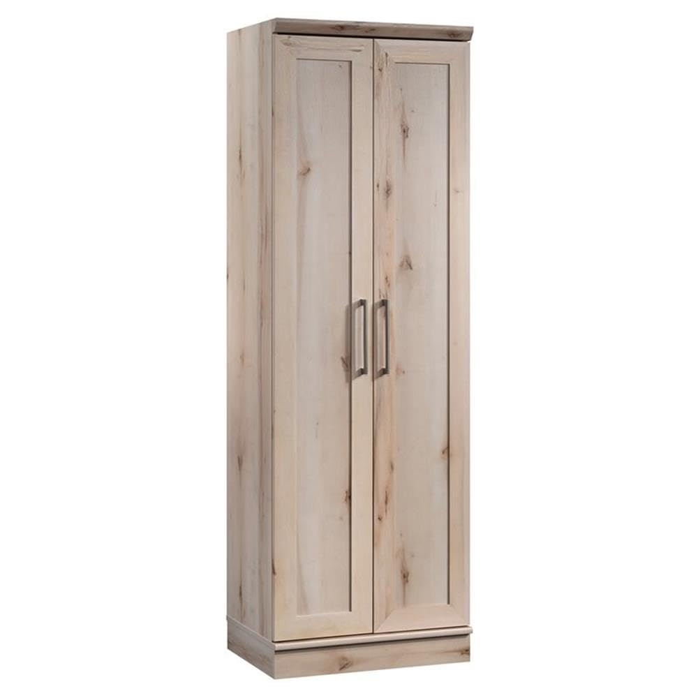 Sauder HomePlus Two Door Storage Cabinet/Pantry Cabinet, Pacific Maple Finish Sauder
