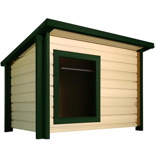 ECOFLEX Lodge Style Dog House - X Large - WoodArtSupply