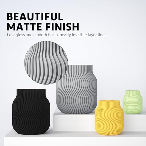 ELEGOO Matte PLA Filament Mint Green 1KG, 1.75mm 3D Printer Filament Dimensional Accuracy +/- 0.02mm, 1kg Carboard Spool (2.2lbs) for Most FDM 3D Printers ELEGOO