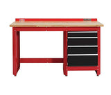 CRAFTSMAN 2000 Series Workbench, 6-Foot Wide with Butcher Block Top, Customizable (CMST27200R) CRAFTSMAN