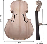 Jiayouy Violin Parts & Accessories 4/4 Violin DIY Kit for Students Beginners Music Lover Make Your Own Violin Jiayouy