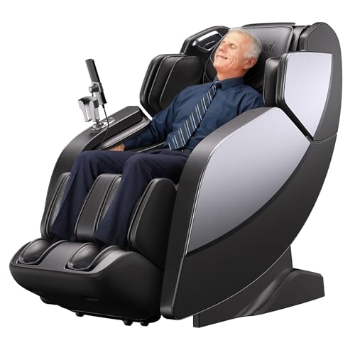 BOB AND BRAD iMaster Pro 4D Full Body Massage Chair, Co-Developed with Physical Therapists, 166° Zero Gravity SL-Track Recliner, Voice Control, Heat, Deep Tissue & Auto-Extend Calf for Tall Users BOB AND BRAD