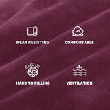 MAXIJIN Velvet Futon Cover Full Size Stretch Futon Mattress Cover Thick Soft Armless Sofa Bed Slipcover Plush Couch Furniture Protector with Elastic Bottom, Machine Washable (Wine Red) MAXIJIN