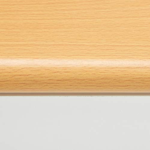 HODEDAH IMPORT Tall Standing Kitchen Cabinet with Top and Bottom Enclosed Cabinet Space, 1-Drawer, Large Open Space for Microwave in White Hodedah