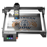 LONGER Ray5 20000mW Class IV Laser Engraver & Cutter, 0.08mm Higher Accuracy Laser Spot, 3.5" Touch Screen, App Offline Control, 400x400mm Engraving Machine for Wood Metal Acrylic Glass Longer