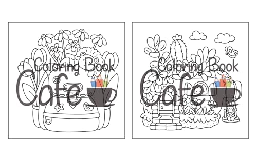 Tiny Gardens: Cute & Comfy Coloring Book for Adults and Teens Featuring Adorable Garden Scenes (Cute and Comfy Coloring Books) WoodArtSupply