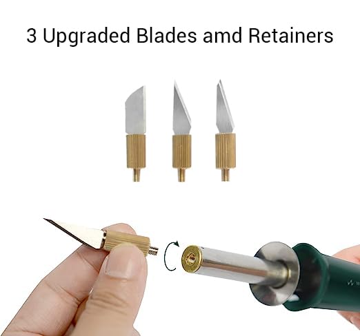 WINONS Hot Knife Plastic Cutter Tool with Temperature Control (Set of 5), WHK0008 Multipurpose Stencil Cutter and Foam Cutter WINONS