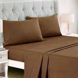 ESCA Brown Comforter with Sheets Set - 7-Piece Bed in a Bag Set Full ESCA