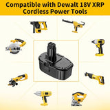 Powilling 2 Pack 6.5Ah DC9096 Replacement for Dewalt 18V XRP Battery DC9096 DC9098 DC9099 DE9039 DE9095 DE9096 DE9098 DW9095 DW9096 DW9098 DE9503 DC9182 for 18Volt Dewalt Batteries Powilling