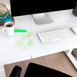 Seville Classics Airlift Electric Height Adjustable Desk with Tempered Glass Top, USB Charging Ergonomic Sit Stand Modern Home Office Workstation, Seville Classics