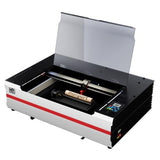 Monport Reno 65W Desktop CO2 Laser Engraver＆Cutter, 16x24 Workbed Laser Engraving Machine with New Semi-Autofocus, 2 Working Platforms, axis Adjustable for Wood Acrylic Glass Monport