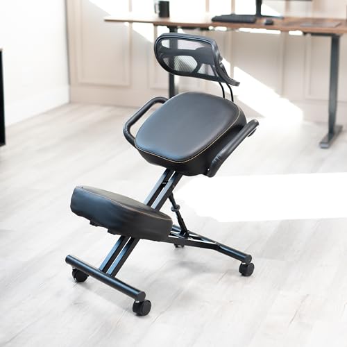 VIVO DRAGONN DN-CH Kneeling Chair, Metal, Black, One Size Fits All VIVO