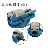 findmall 2 Inch Accuracy Mill Vise with 360 Degree Rotation Base Heavy Duty Milling Machine Vise findmall