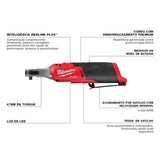 Milwaukee 2566-20 M12 FUEL Brushless Lithium-Ion 1/4 in. Cordless High Speed Ratchet (Tool Only) Milwaukee