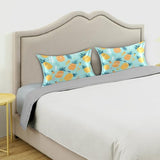 Bokkoy Soft and Silky Satin Pillow Case with Tropical Pineapple Wrinkle Resistance for Standard, Queen, and King Sizes - Single Pack Sales Bokkoy