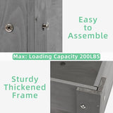 31x31x16 inch Raised Garden Bed with Legs, Elevated Wooden Planter Box for Outdoor Plants Flowers Fruits Vegetable Herb Growing Mederla