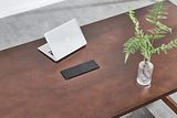 woJKod Pine Wood 8FT Table Rectangular, Kitchen Dining Table, Modern Conference Desk Table for Office-Bouns Socket/Console woJKod