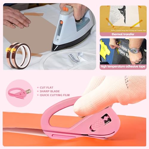 67 Pcs Sublimation Shirts Tool Kits for Vinyl Alignment,Heat Press Mat Pad Silicone,T-Shirt Rulers Guide and Teflon Sheet for Cricut Heat Press HTV Vinyl Center Designs,Craft Sewing Accessories DNSGOOR