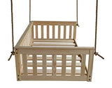 A&L Furniture VersaLoft Amish-Made Pine Twin Mission Swingbed with Rope, Unfinished A&L Furniture Co.