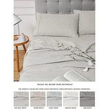 100% Linen Sheets Twin Linen Bedding 100% French Natural Flax with Stone Washed 16 Inch Deep Pocket Ultra Breathable (1 Flat, 1 Fitted Sheet and 1 Pillowcase Natural Linen Twin) Berklan