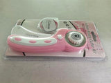 45mm Rotary Cutter with 5pcs Extra Blades, Ergonomic Handle Rolling Cutter with Safety Lock for Fabric, Leather, Crafting, Sewing, Quilting, Fabric Rotary Cutter Perfect for Left & Right Hand(Pink) Headley Tools