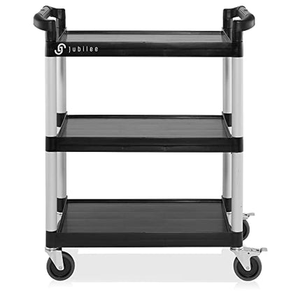 Jubilee 3-Tier Utility Service Cart with Wheels, 31.5" x 37.5"