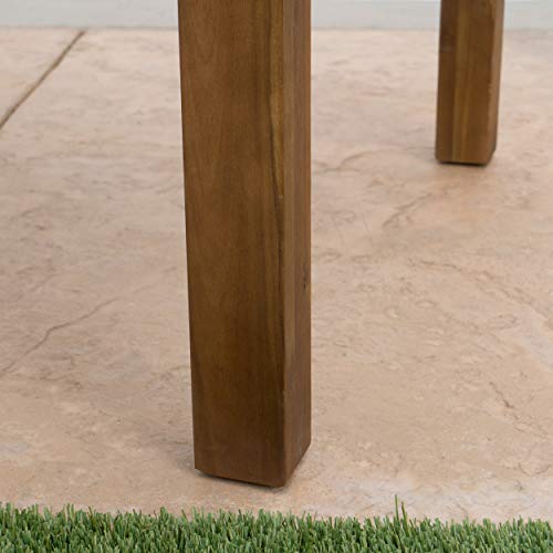 Christopher Knight Home Wilson Outdoor Expandable Acacia Wood Dining Table , Teak Finish Christopher Knight Home