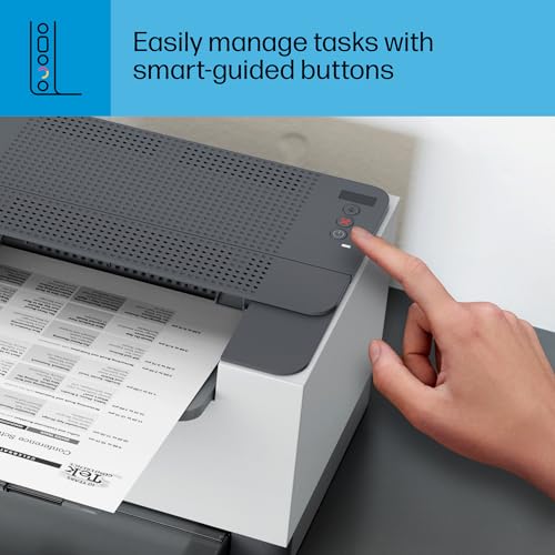 HP Laserjet M209d Laser Printer, Black and White, Automatic Duplex, USB Cable Included, Best for Home Office (8J9L0F) HP