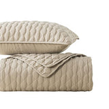 WDCOZY Beige Quilt Twin Size Bedding Sets with Pillow Sham, Lightweight Bedspread Coverlet, Twin XL Thin Comforter Bed Cover, All Season Summer Spring, Tan Cream, 2 Pieces, 68x90 inches WDCOZY