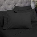 Twin Size Bed Sheets - 4 Piece 1500 Supreme Collection Fine Brushed Microfiber Deep Pocket Twin Sheet Set Bedding - 1 EXTRA PILLOW CASES, GREAT VALUE, Twin, Black Sweet Home Collection