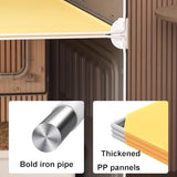 GUQASDV Cat Cage, Catio Indoor Cat Enclosure, Enclosed Cat Playpen, Cat Crate with Enclosed Litter Box for Ferret, Chinchilla, Rabbit, Small Animals(White,106x46x106cm) GUQASDV