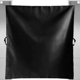 YUCOBE 72" x 66" Cubicle Curtain for Office Privacy Curtains for Room Divider Door, Desk Shade for Cubicle to Block Ligh, Temporary Door for a Room Privacy, 1Pcs with 4 Hook, Black YUCOBE