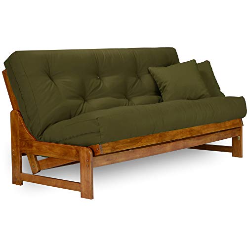 Nirvana Futons Arden Futon Frame - Full Size (Frame Only), Solid Wood Construction