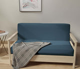 LANE LINEN Futon Covers Full Size, 100% Cotton Slipcovers, Full Size Mattress Cover for Futon Sofa Bed, Foldable Armless Sofa Cover, Zippered Couch Cover - Bluestone LANE LINEN