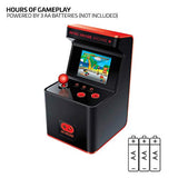 My Arcade Retro Arcade Machine X Playable Mini Arcade: 300 Retro Style Games Built In, 5.75 Inch Tall, AA Battery Powered, 2.5 Inch Color Display, Illuminated Buttons, Speaker, Volume Control My Arcade
