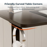 FitStand Adjustable Standing Desk, Large 79x31 Inches Standing Desk with Cable Management, Home Office Computer Desk with Memory Preset & Charging USB Port & Sedentary Reminder FitStand