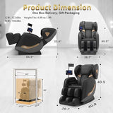 VireoNest 2026 Massage Chair Full Body, Zero Gravity Massage Chair Recliner - Upgraded 10-Point Roller, Heating, Airbags, Foot Roller, Shiatsu Full Body Massage Chairs, Gift for Parent VireoNest