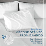 Hotel Sheets Direct 3 Piece Full Duvet Cover Set, 100% Viscose Derived from Bamboo Comforter Cover with 2 Pillow Shams, Moisture-Wicking, Silky Soft Texture, Cooling, Breathable, Easy Care, Dark Gray Hotel Sheets Direct