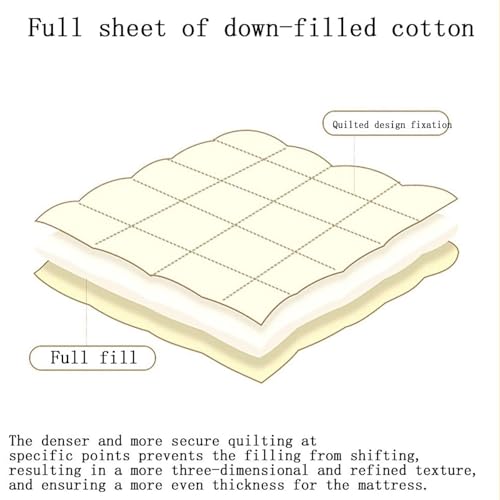 GRIPITHPY Japanese Futon Mattress, 100% Cotton & High Support Foam, Foldable Portable Floor Lounger Bed, Roll Up Tatami Sleeping Pad for Guest, Camping, Travel, Couch(180x200cm, S) GRIPITHPY