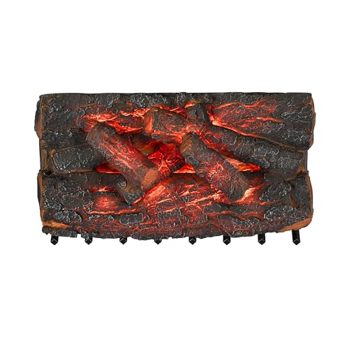 duraflame Electric Log Set 1,000 Sq Ft Heater, Faux Logs Insert with Infrared Flames for Existing Fireplaces, Remote Control Included