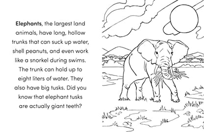 Wild Animal Book for Kids: Coloring Fun and Awesome Facts (A Did You Know? Coloring Book)